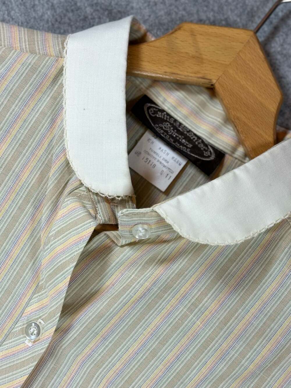 Vintage Women's Size 11 Striped Long Sleeve‎ Blouse